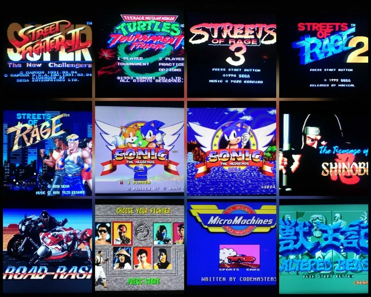Megadrive Classic Mini Clone Over 160+ Sega Games! - Image 3