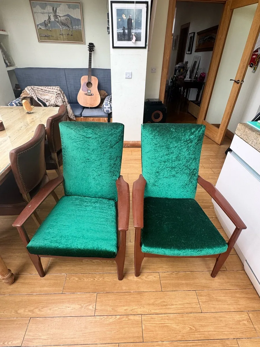 2 Parker Knoll Mid-Century Arm Chairs - Image 1