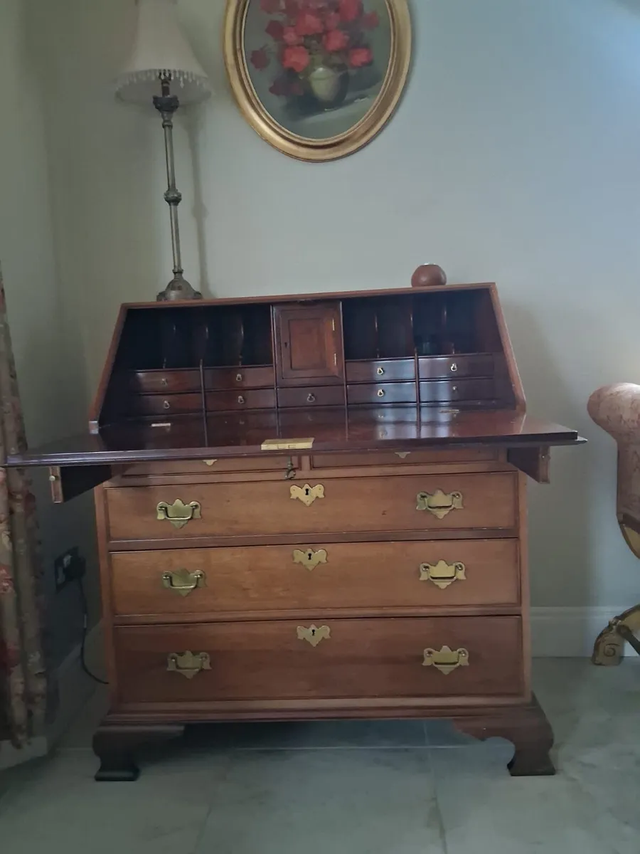 Solid Wood Writing Bureau/Desk - Image 3