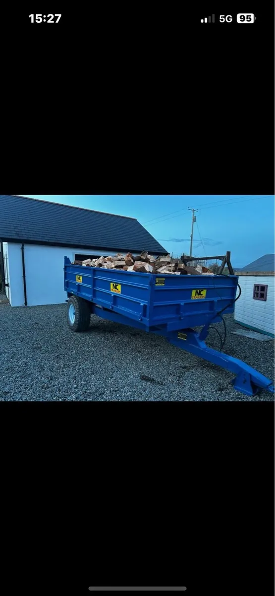 12 x 7 NC tipping trailer - Image 1