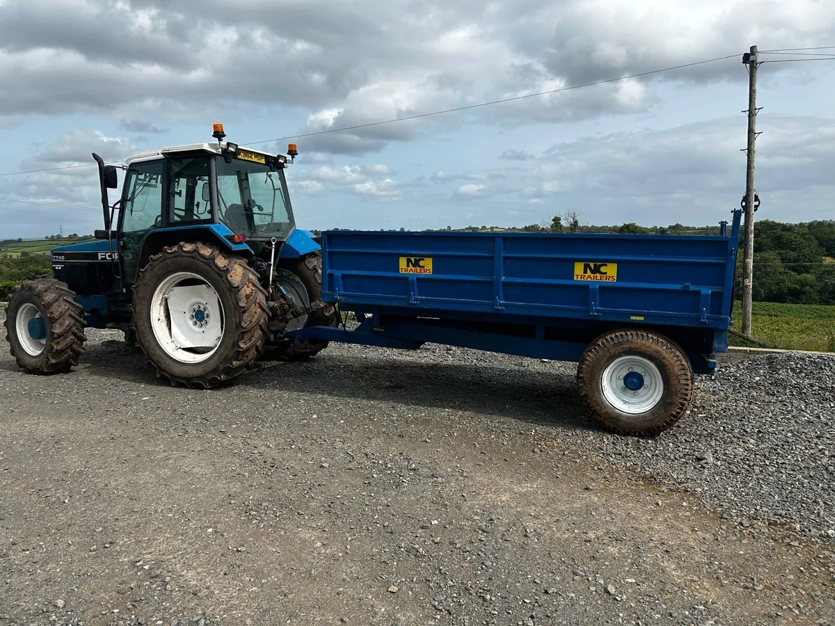 12 x 7 NC tipping trailer - Image 2