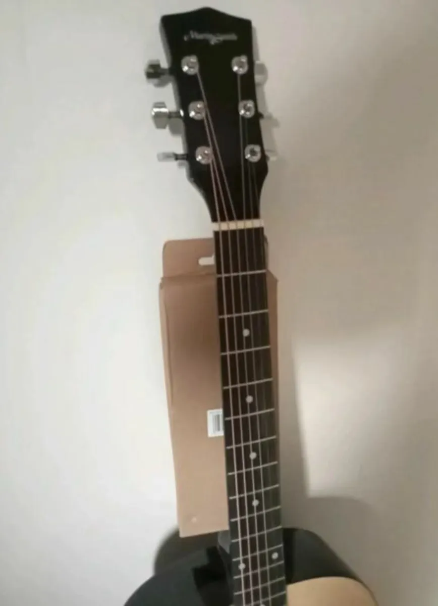 Acoustic Guitar with Bag, Stand, Tuner and Strings - Image 3