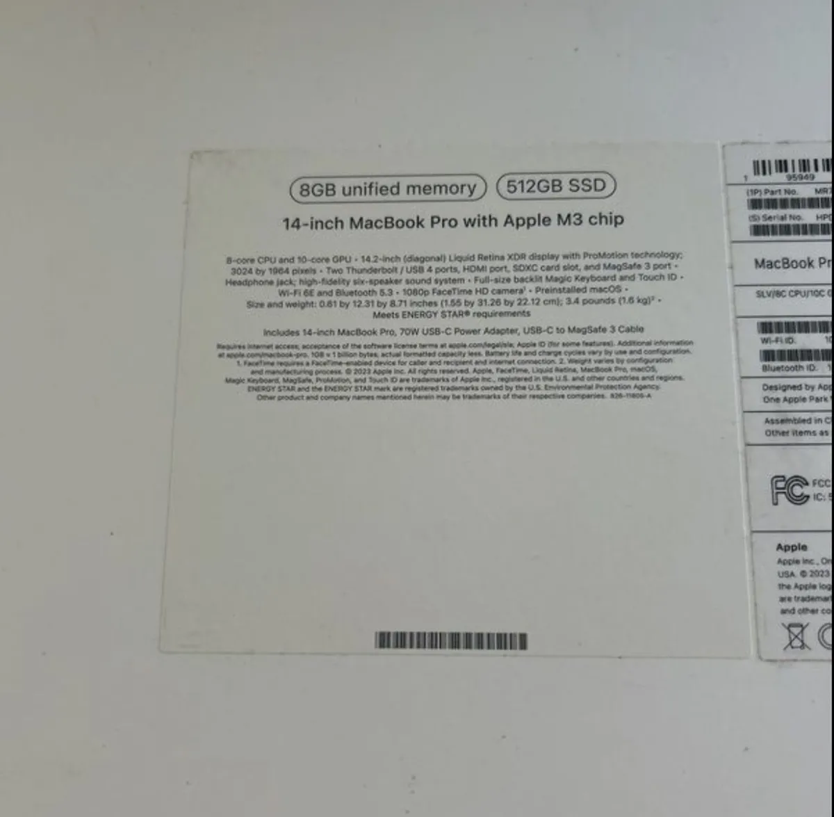 MacBook Pro M3 8GB 512 14” - Image 2