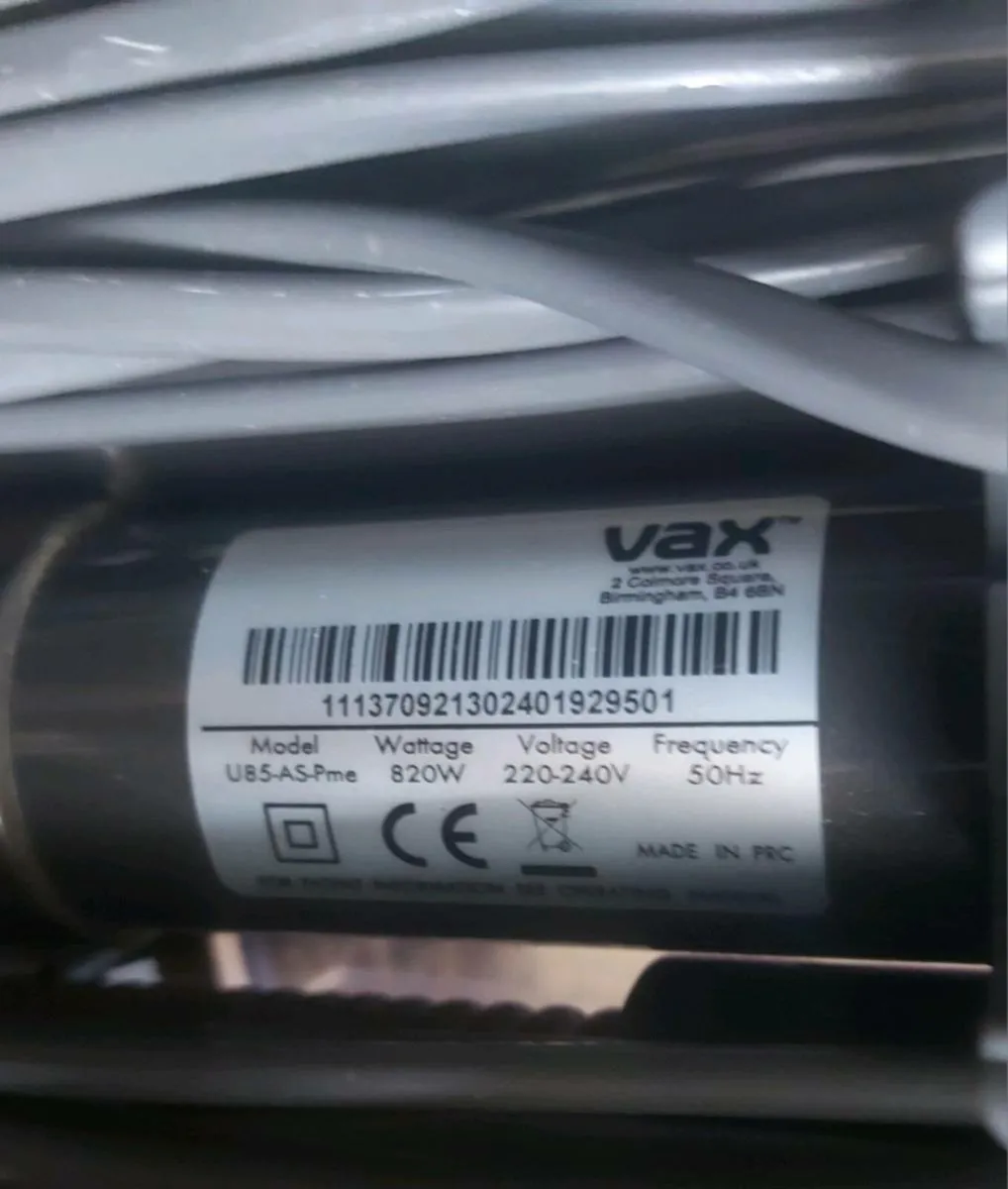 Vax air stretch let  max vaccum cleaner - Image 2