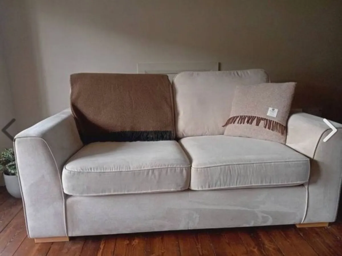 Cream Couch Sofa - Image 2