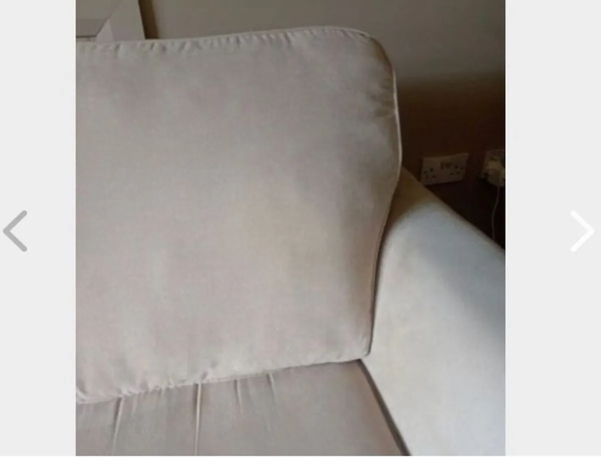 Cream Couch Sofa - Image 3