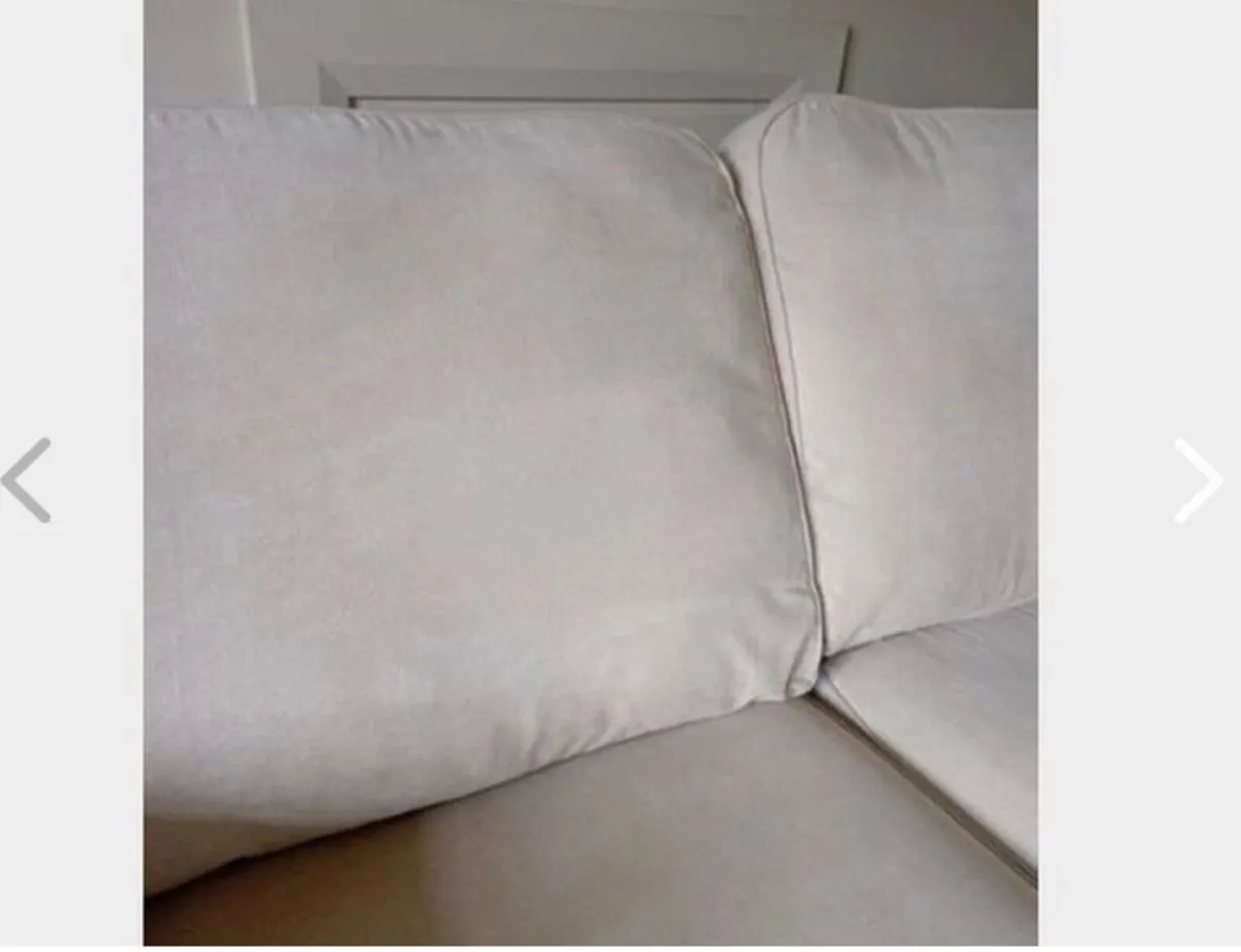 Cream Couch Sofa - Image 4