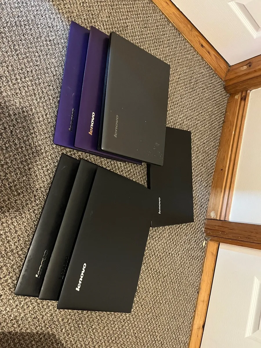 Lot of 7 Lenovo Laptops - Image 1