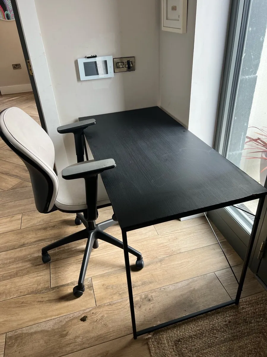 Desk and chair