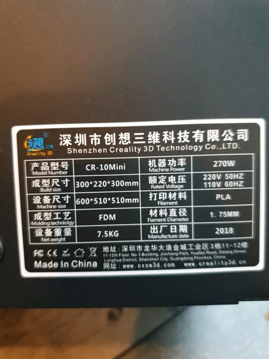 Creality CR-10 Mini 3D Printer - Image 2
