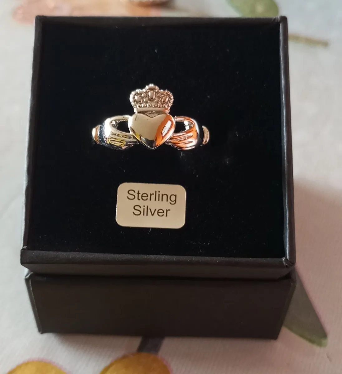 Silver Cladagh ring - Image 1