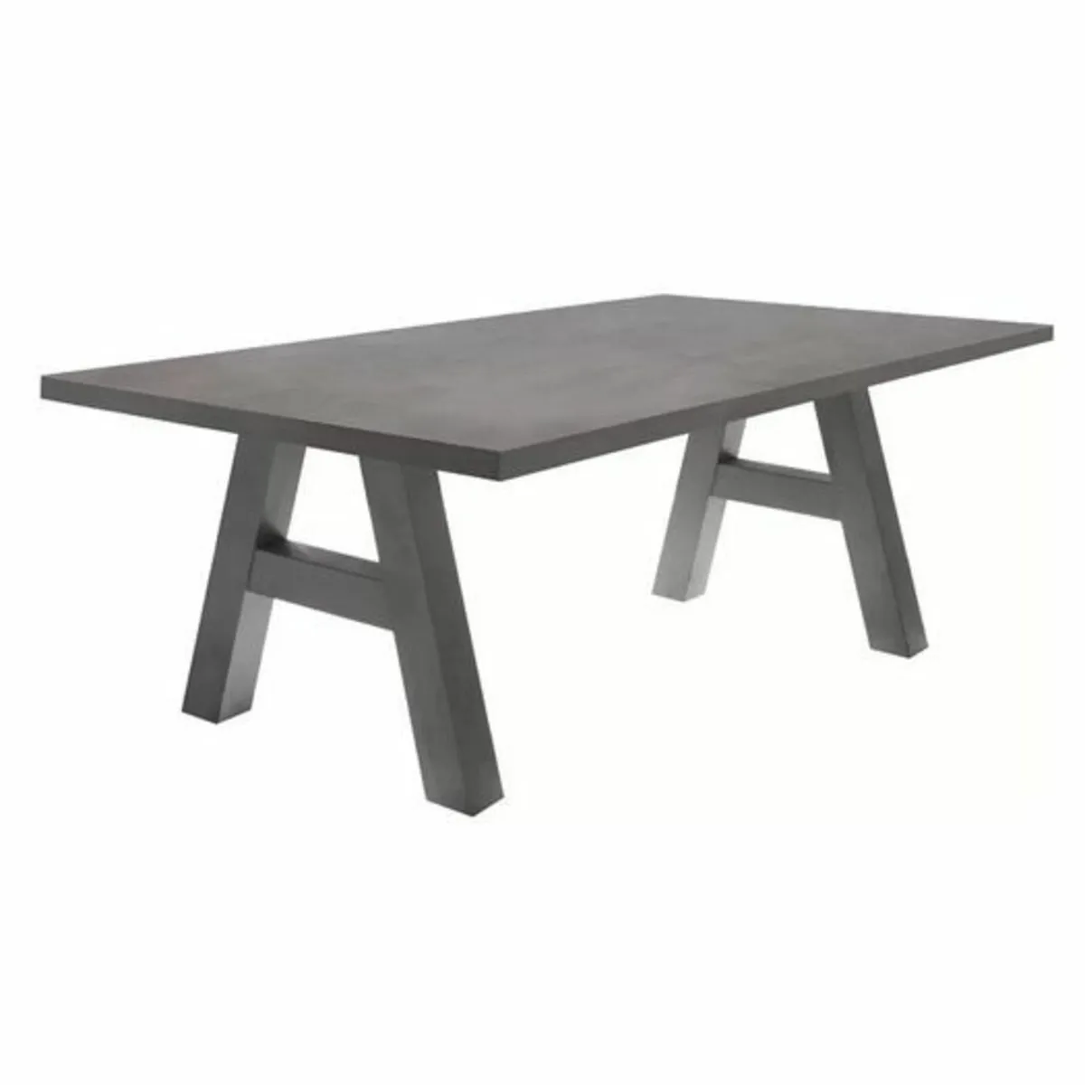Dark grey top dining table - Image 1