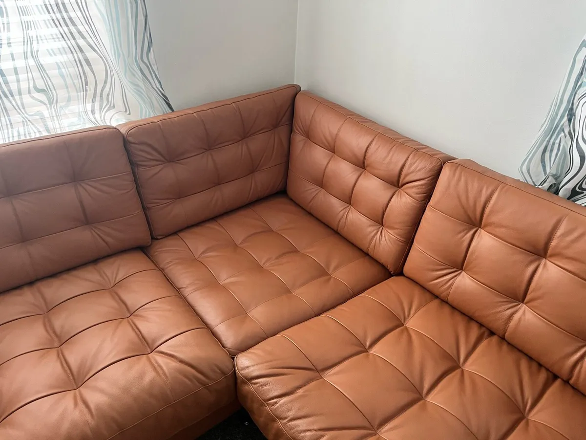Corner Sofa Brown - Image 2