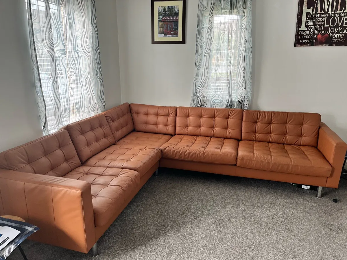 Corner Sofa Brown - Image 3