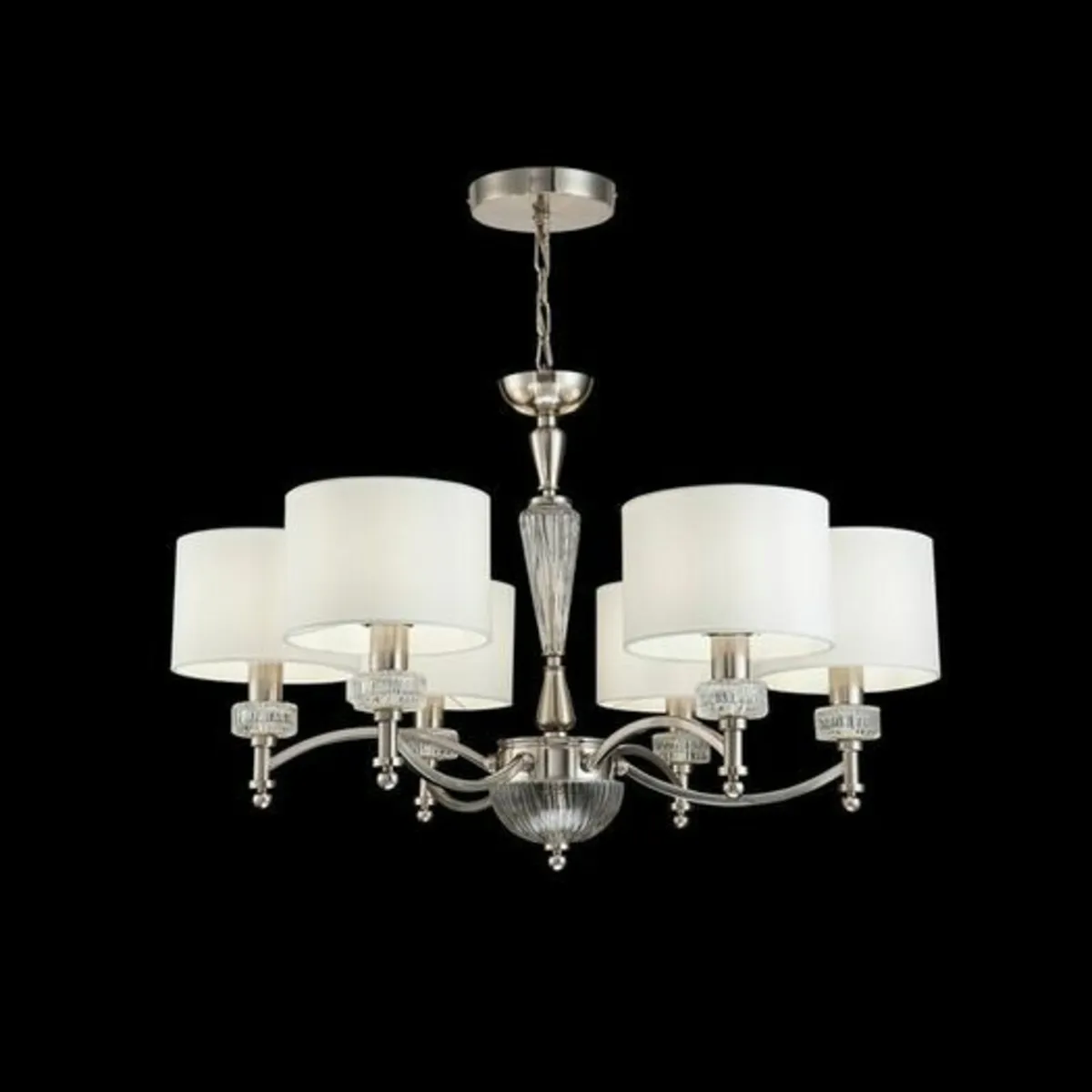 Basche 6-Light Shaded Chandelier - Image 1