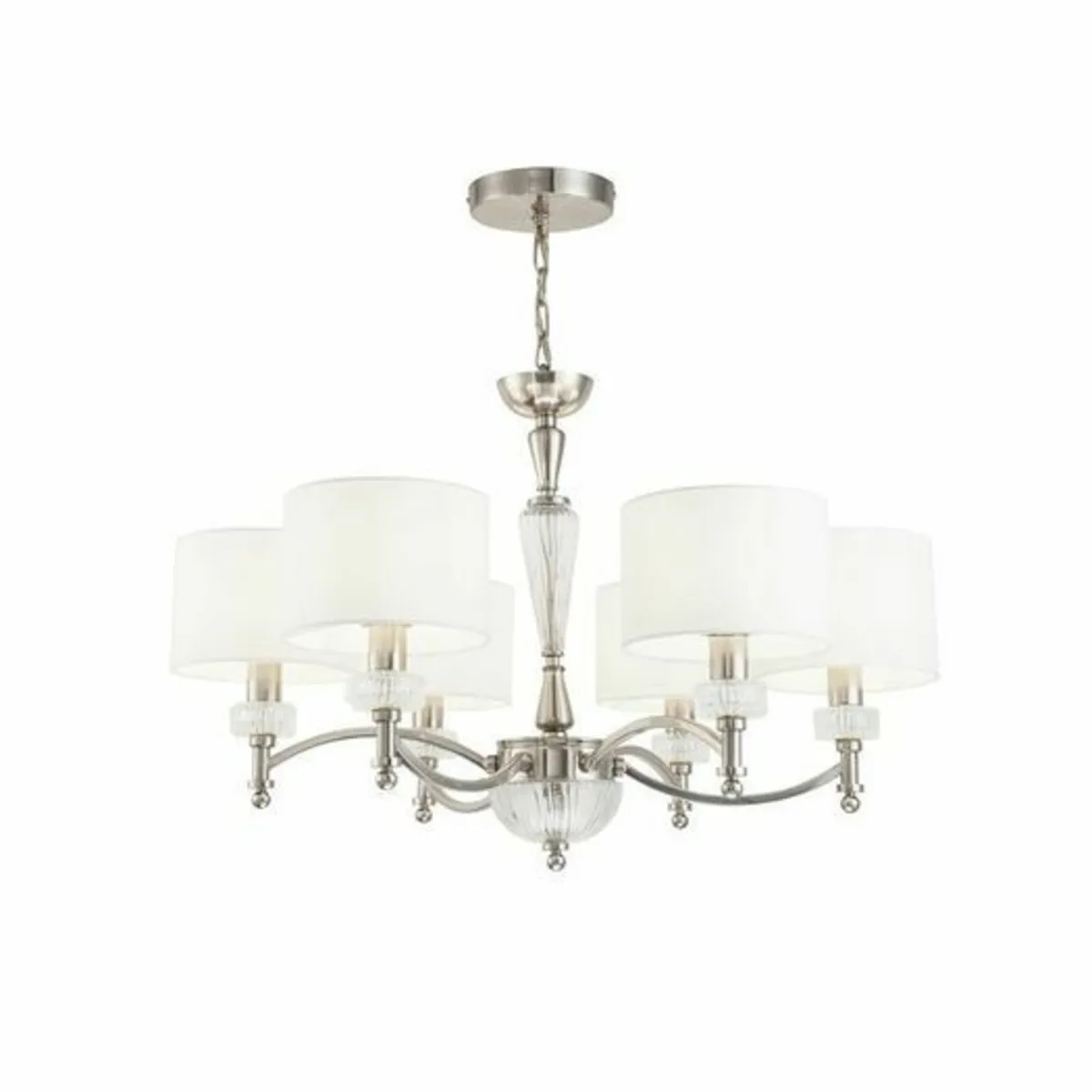 Basche 6-Light Shaded Chandelier - Image 2