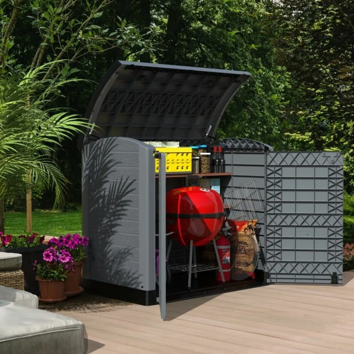 Storeaway 1200Lt Large Patio Shed - Image 3