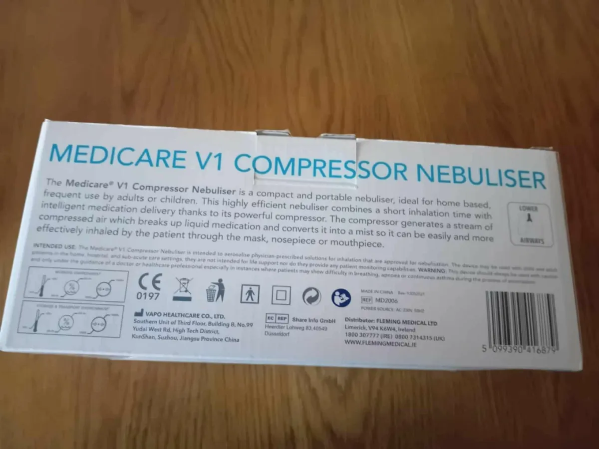 Medicare V1 Compressor Nebuliser - Image 3