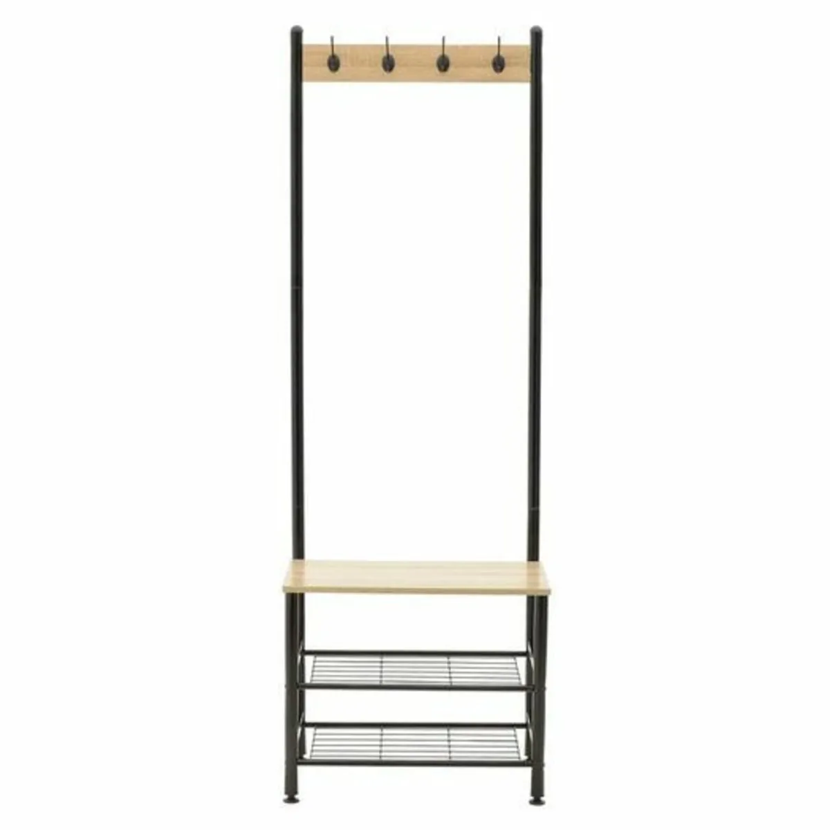 Pewamo Hall Tree with Bench and Shoe Storage - Image 1