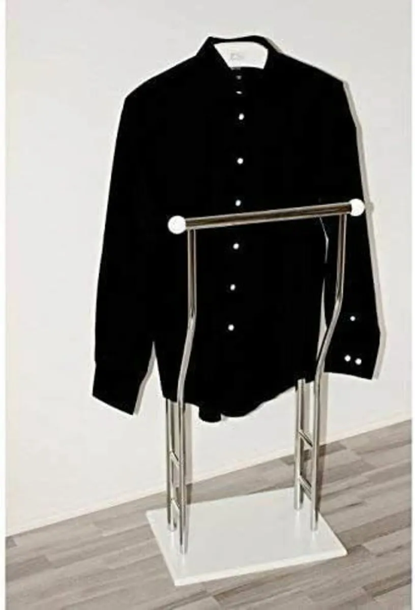 Furniture Men's Valet Metal Chrome - Image 1