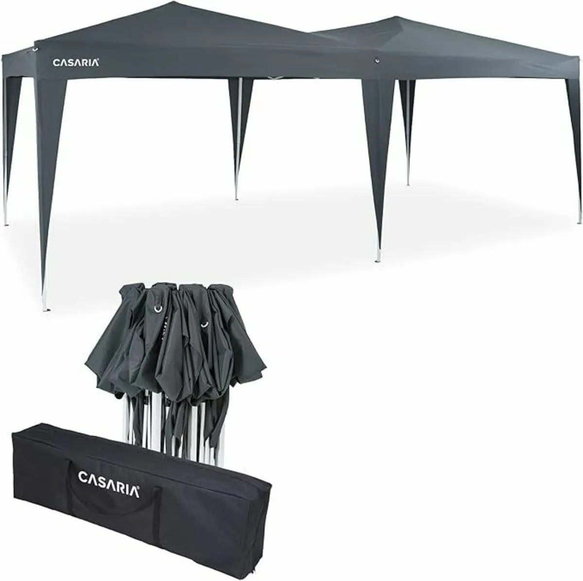 Gazebo 3x6m Pop-Up Folding Pavilion Gazebo Canopy - Image 1