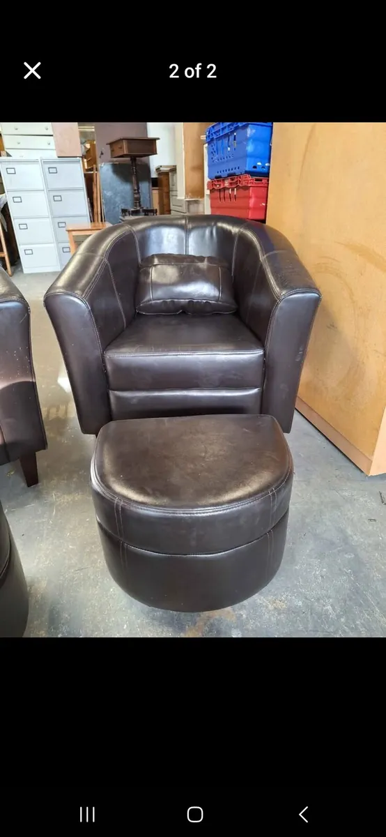 Pair of Tube Chairs(DELIVERY) - Image 1