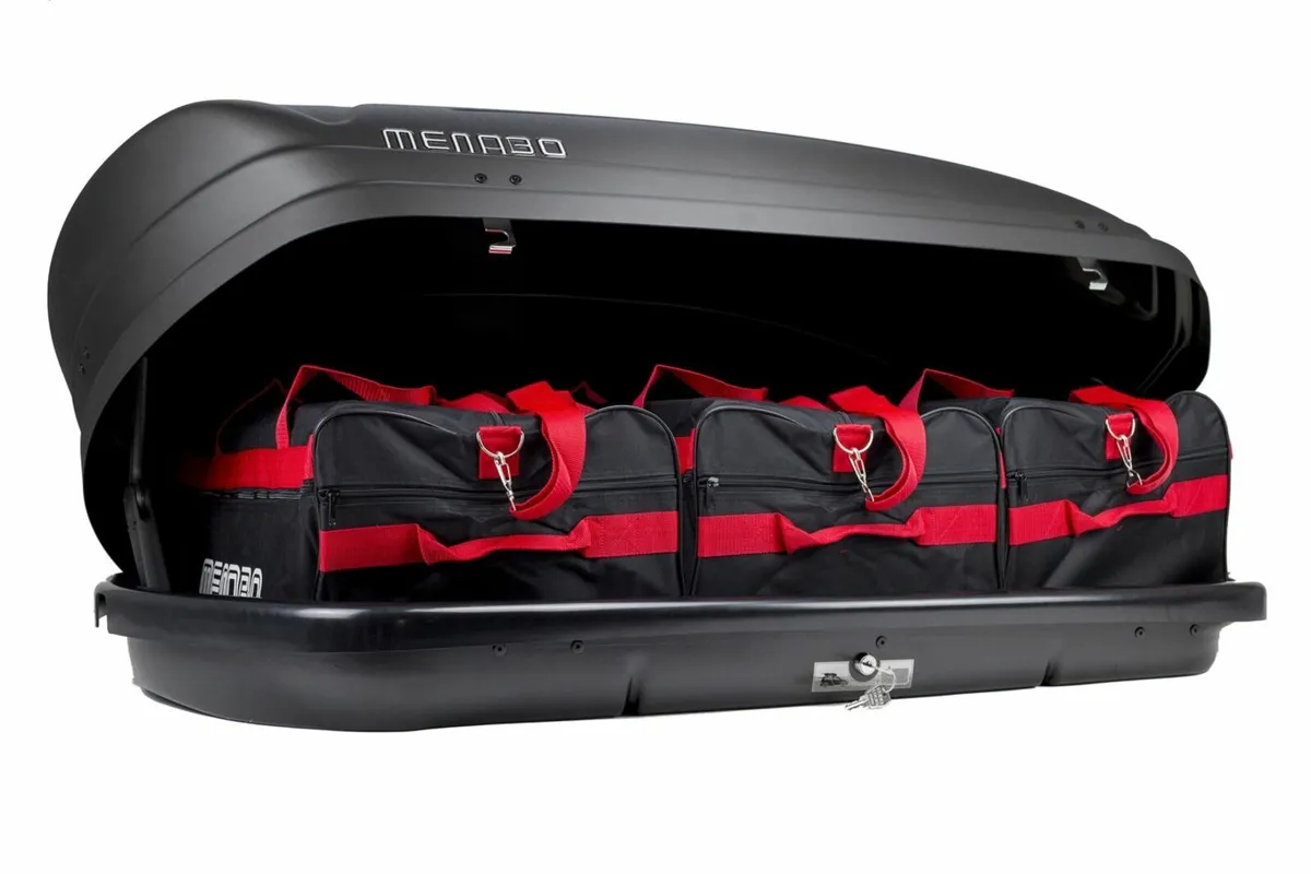 Menabo Marathon 400lt  Roof Boxes. Free Delivery - Image 4