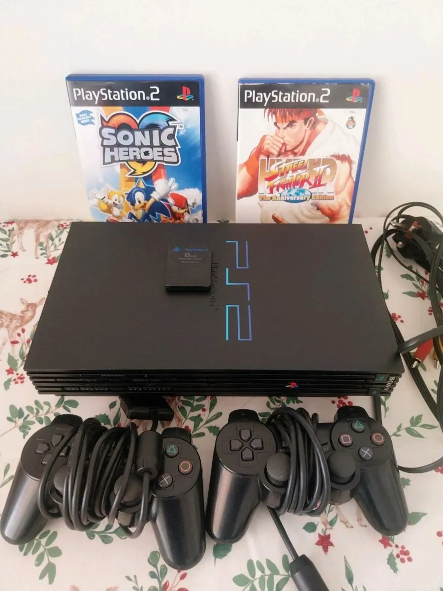 ps2 console + games - Image 3