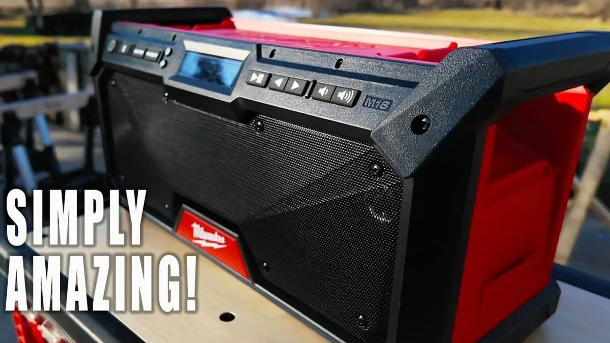 Milwaukee M18 DAB+ Radio Bluetooth Speaker - Image 3
