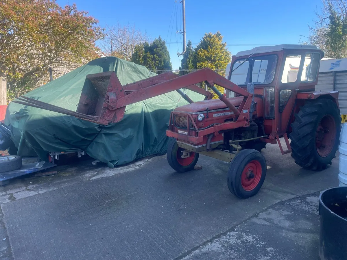 Original zetor 4712 tractor with quicky loader - Image 4