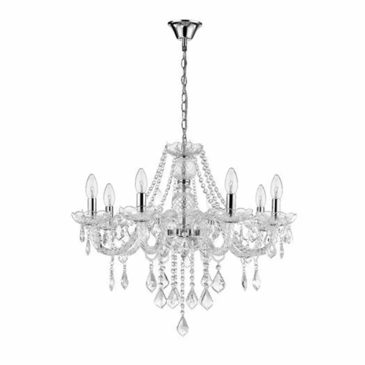 Parkton 8-Light Crystal Chandelier - Image 1