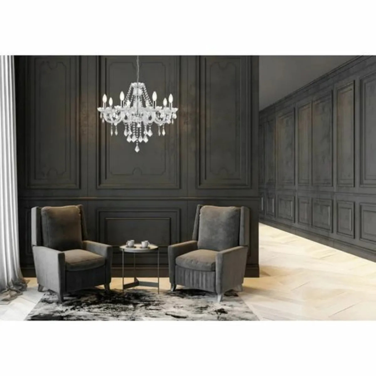 Parkton 8-Light Crystal Chandelier - Image 3