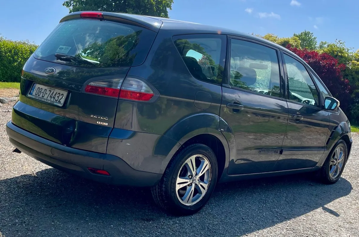 08 Ford S-Max 7 Seater ZETEC New NCT Low MIleage - Image 2