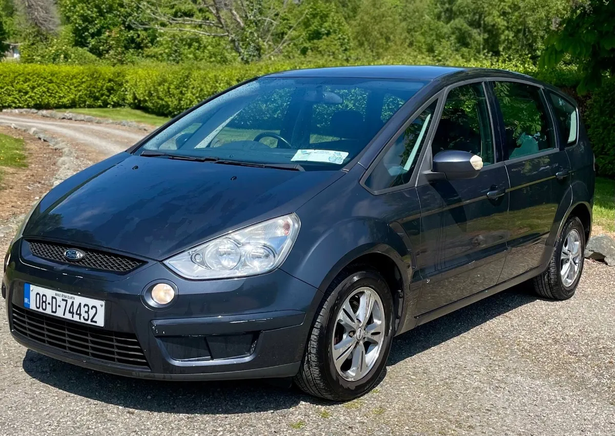 08 Ford S-Max 7 Seater ZETEC New NCT Low MIleage - Image 1