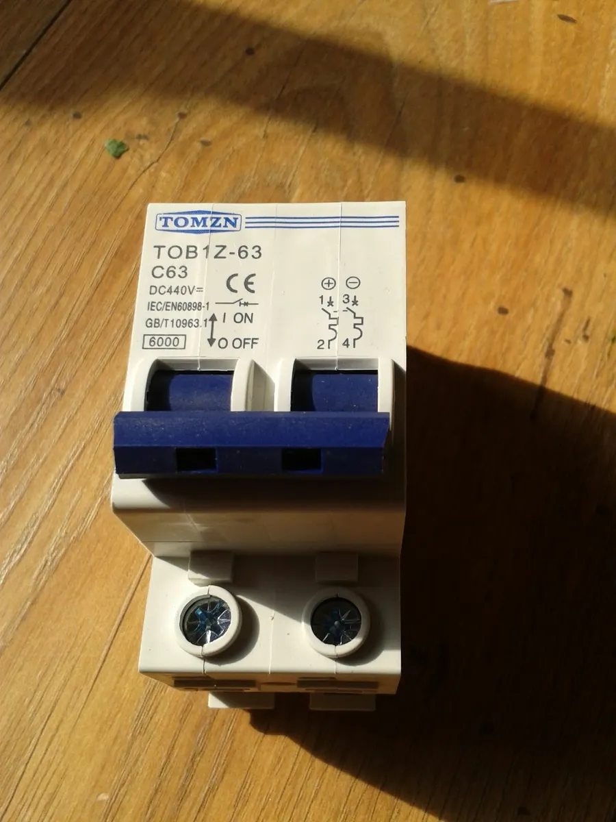 Solar Camping Circuit Breaker 63Amp - Image 2