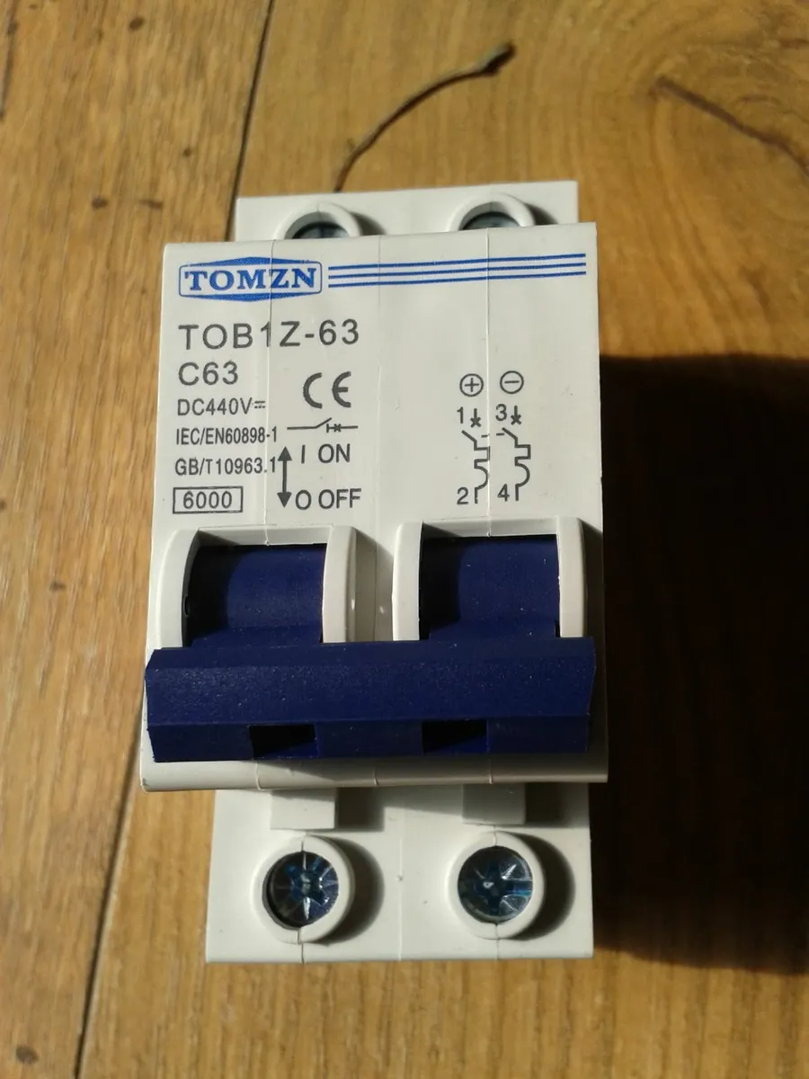 Solar Camping Circuit Breaker 63Amp - Image 3