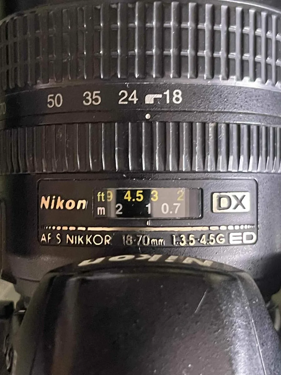 nikond80 with lens 2 batteries charger camera bag - Image 1