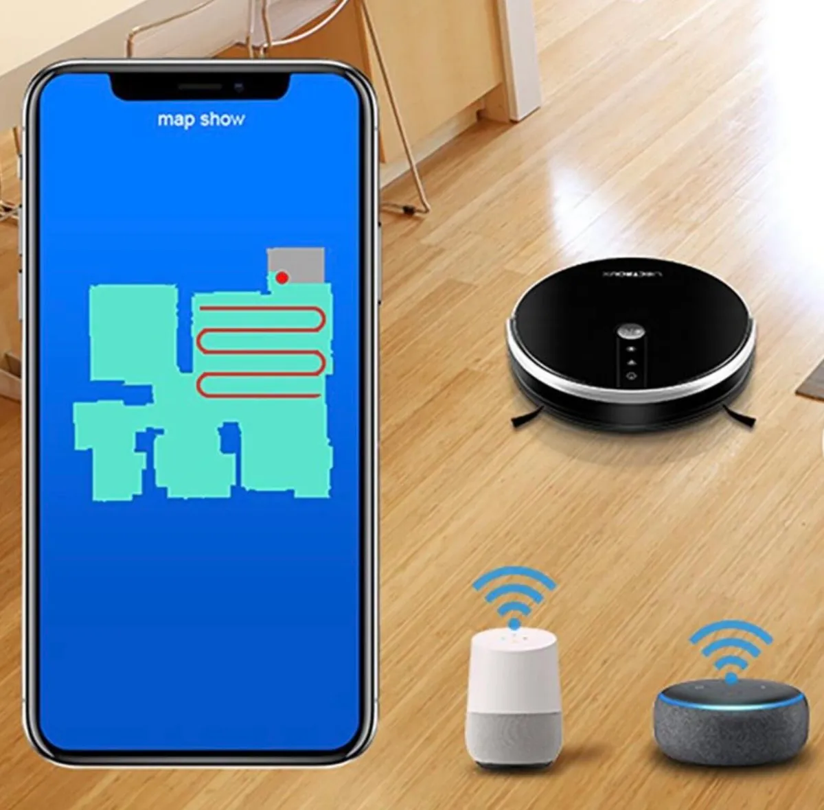 Robot vacuum & Mop 4000 PA Suction - Image 4