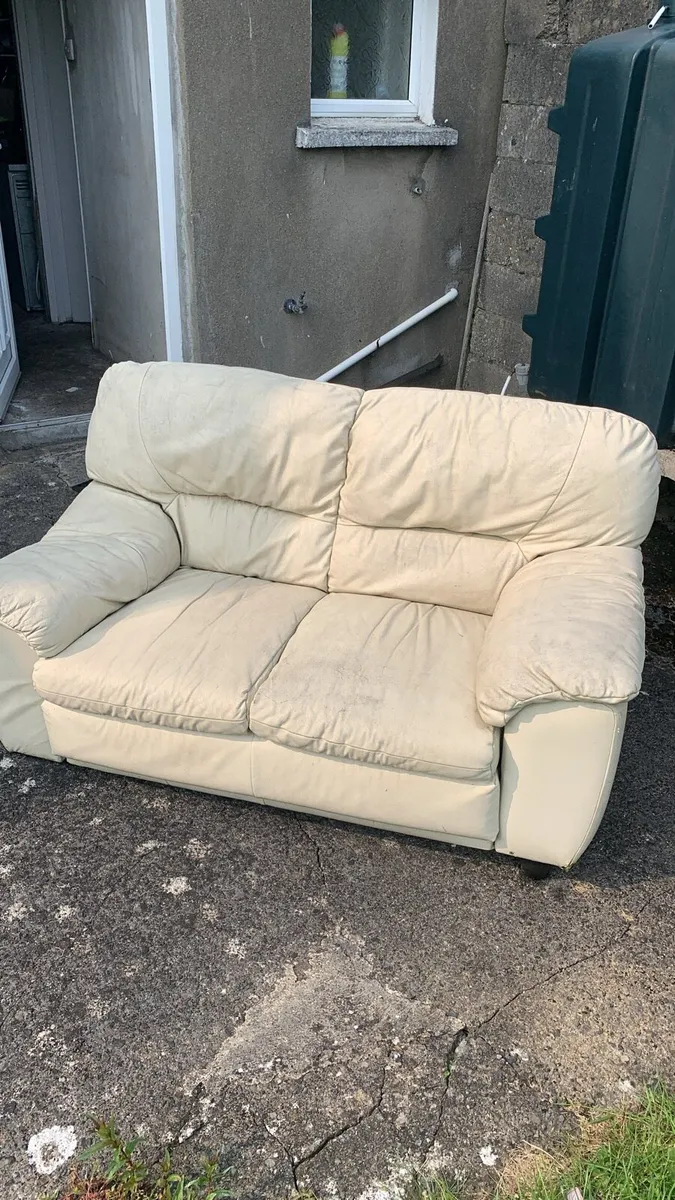 Leather couch