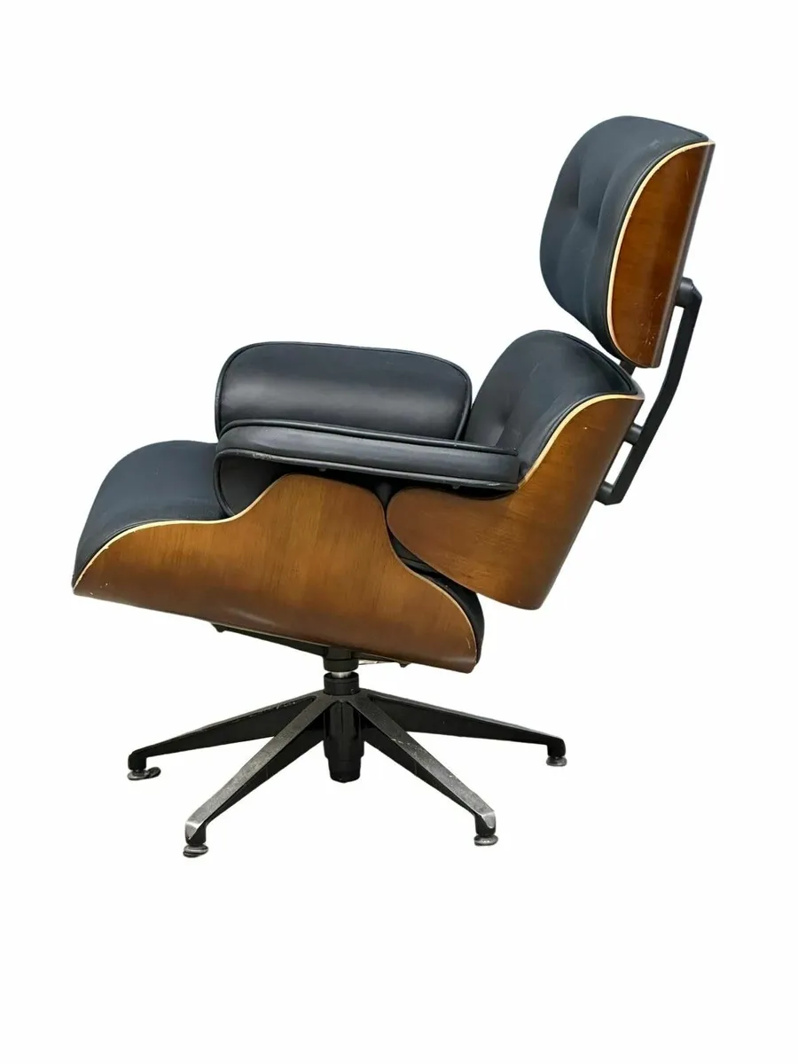 AFTER CHARLES + RAY EAMES LOUNGE CHAIR + OTTOMAN - Image 3