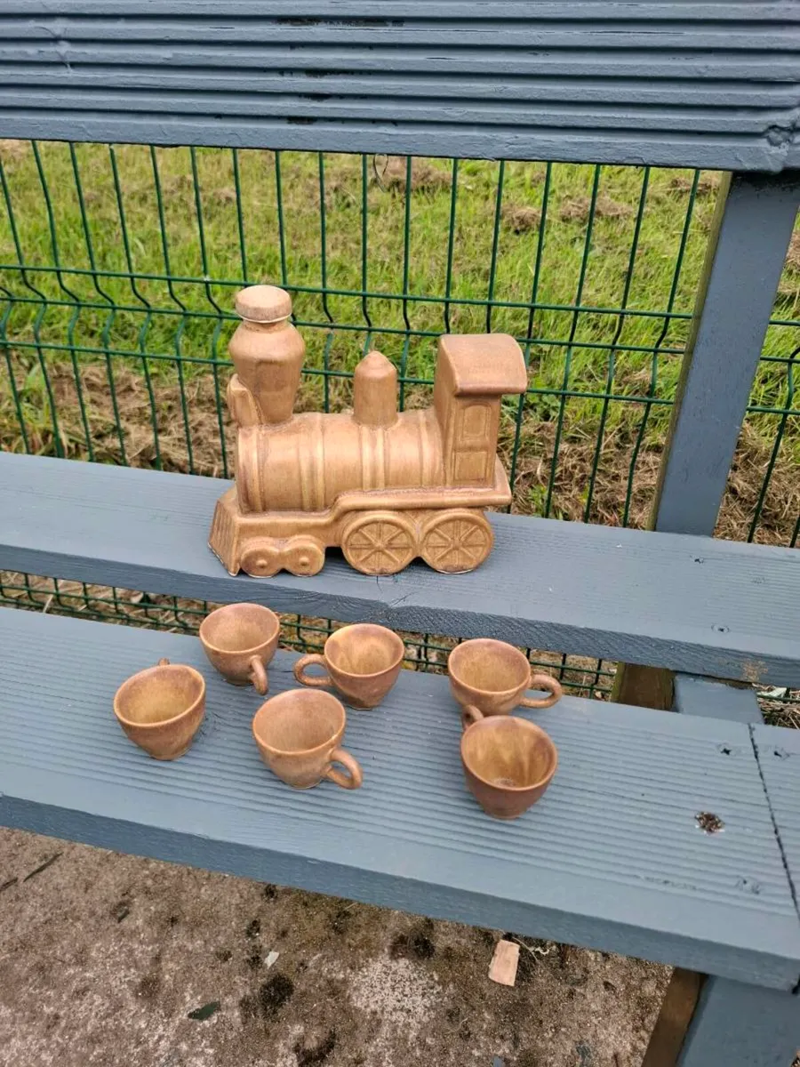 Train bottle and cups postage possible