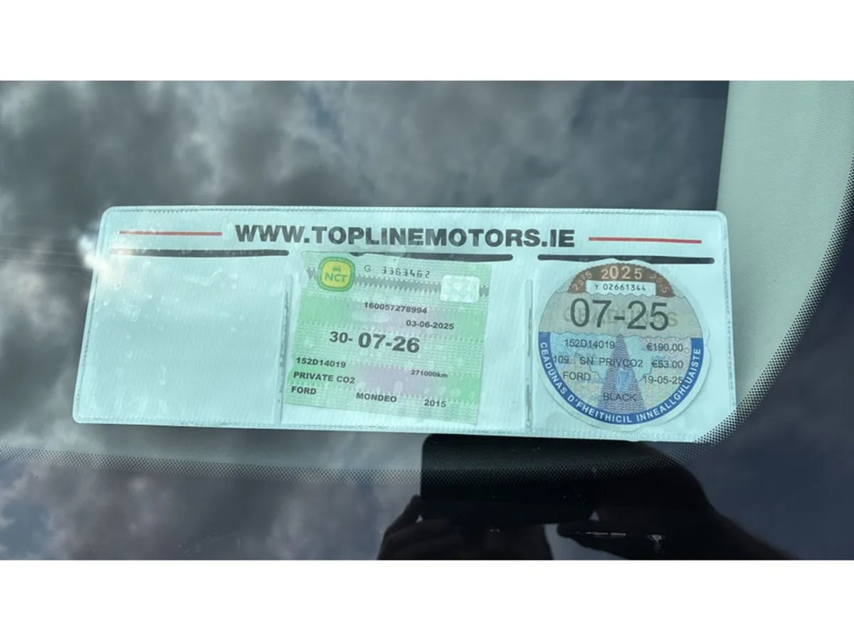 Ford Mondeo  1.6tdci//full Zetec Model//new Nct// - Image 2