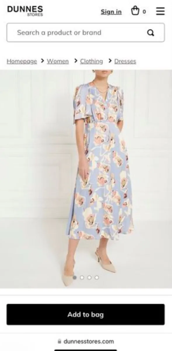 BNWT Gallery Ladies Satin Dress: Size 12 - Image 2