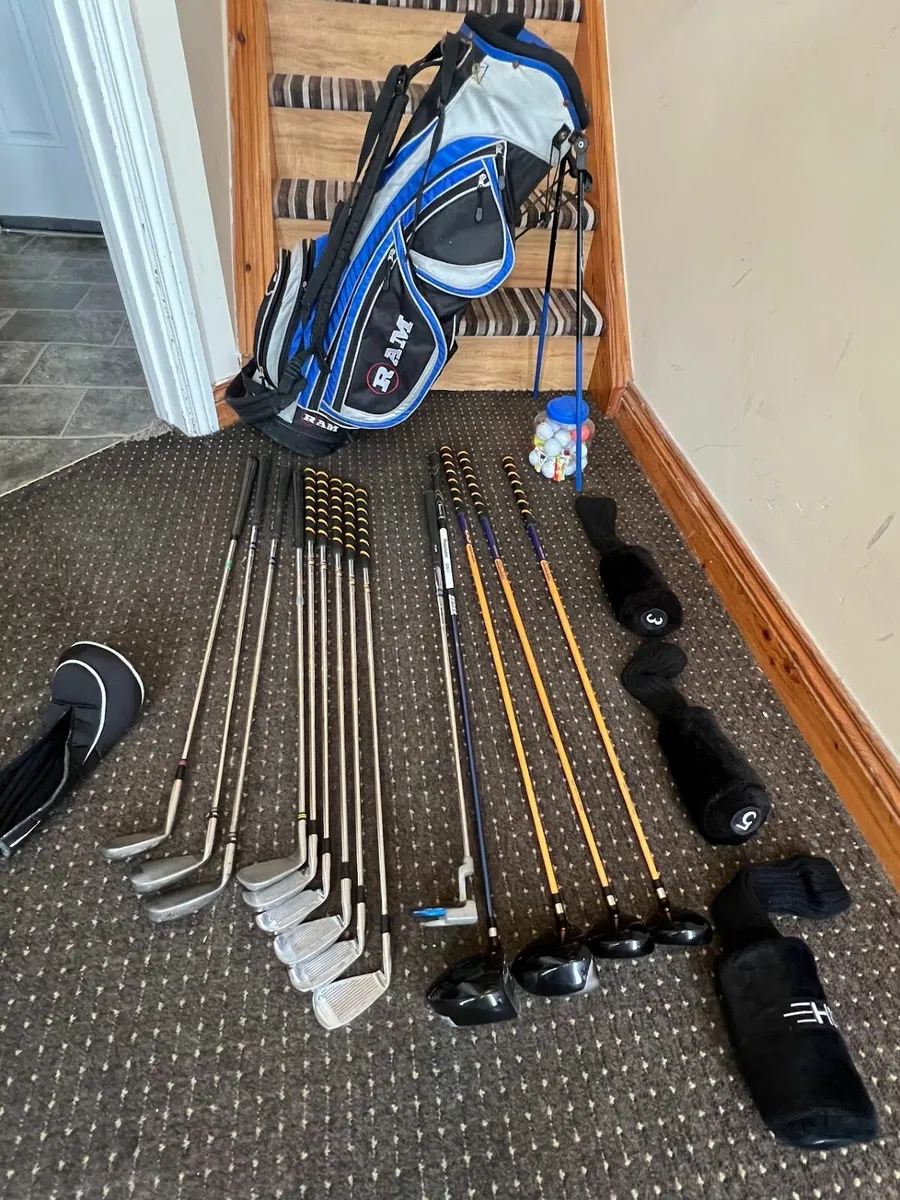Raw Bag  14 Clubs + Pin & Balls - Image 1