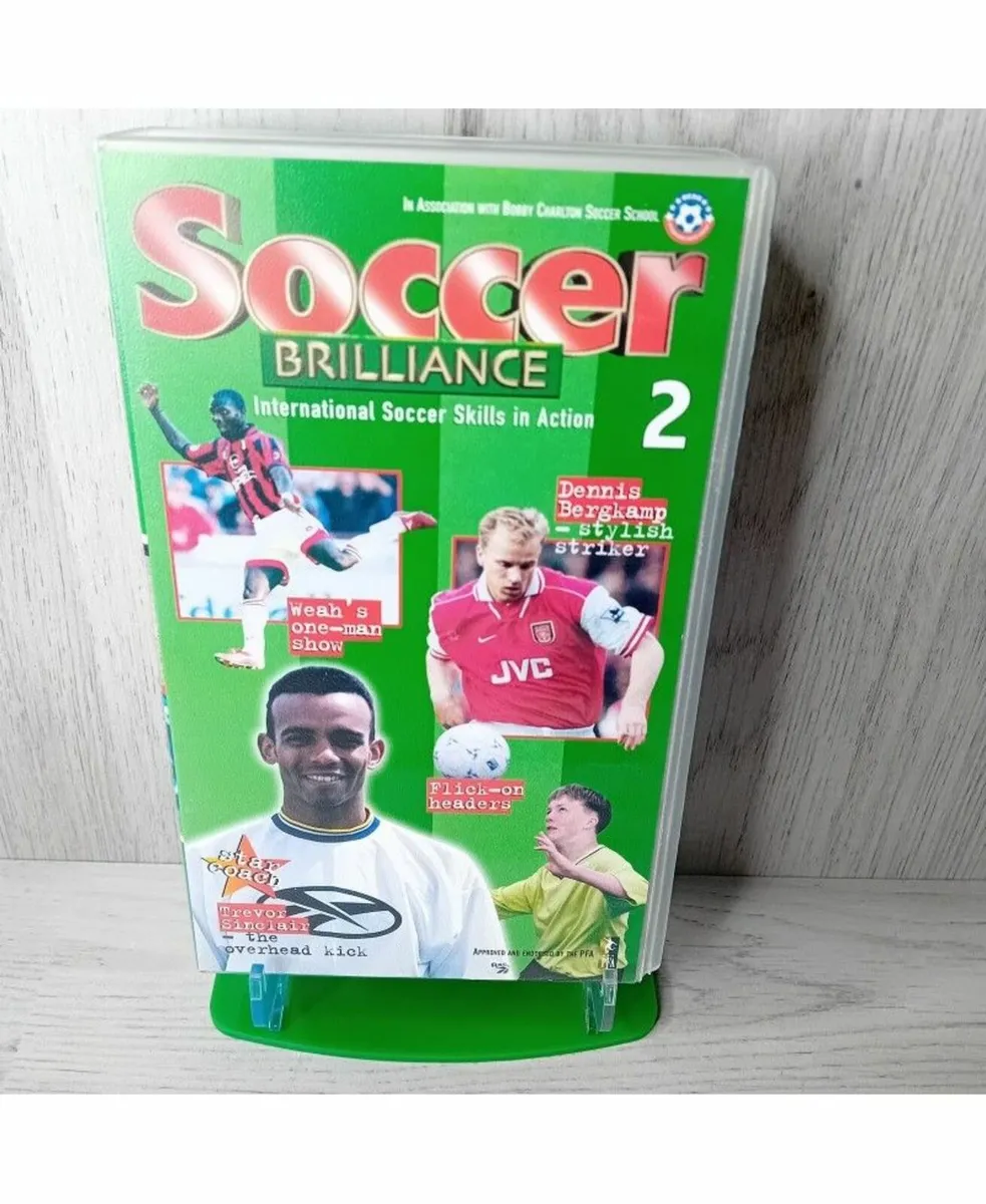SOCCER BRILLIANCE 2 VHS TAPE - RARE RETRO