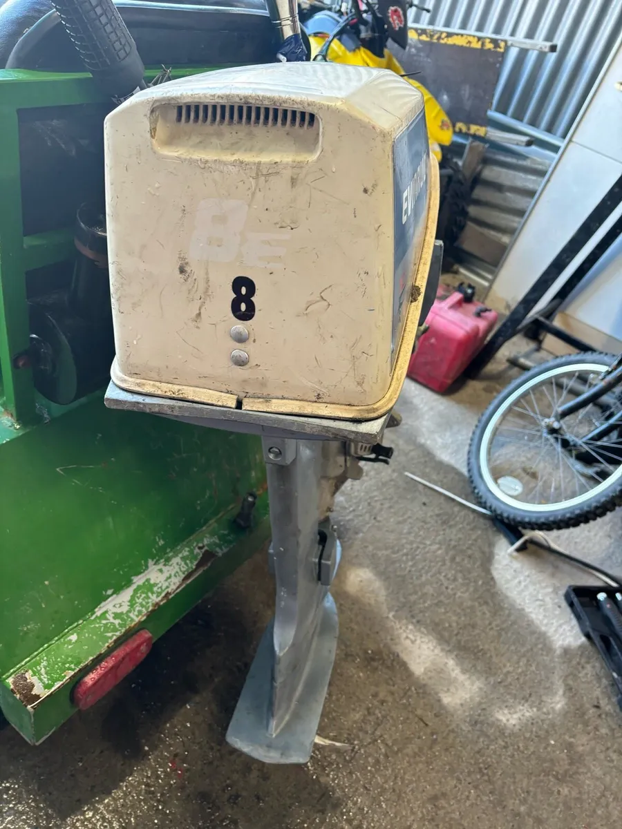8hp evinrude outboard engine - Image 2