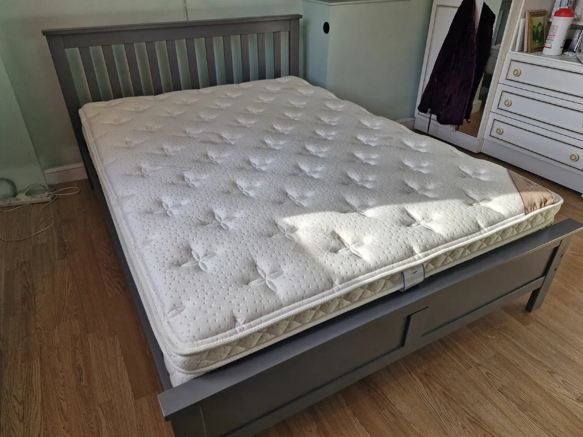 Double bed and  mattress - Image 1