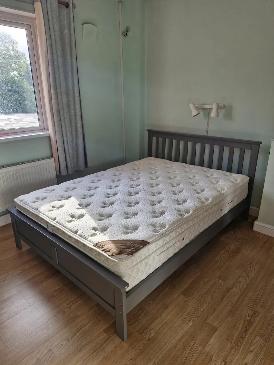 Double bed and  mattress - Image 3