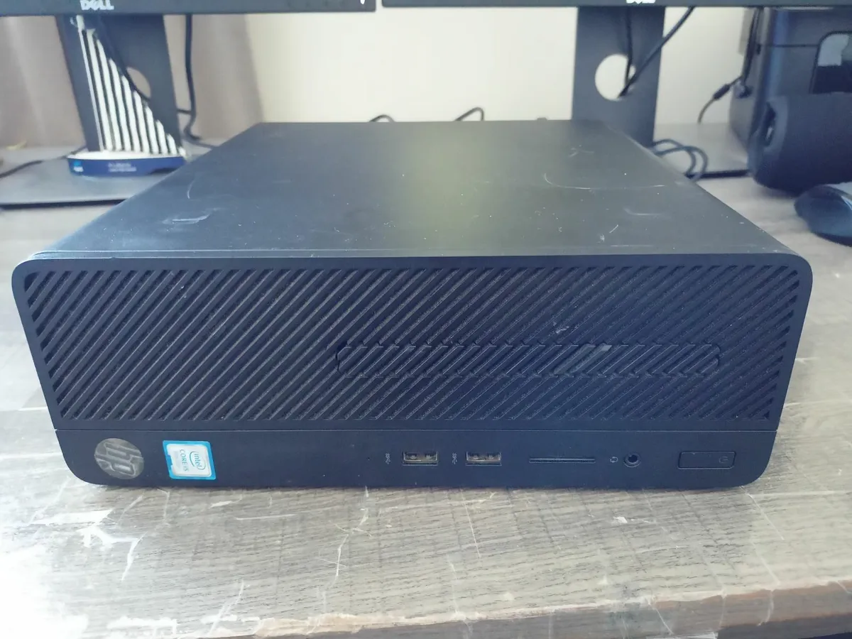 HP PC i5-8500 8GB RAM 256GB SSD DVD Win 11 Pro - Image 1