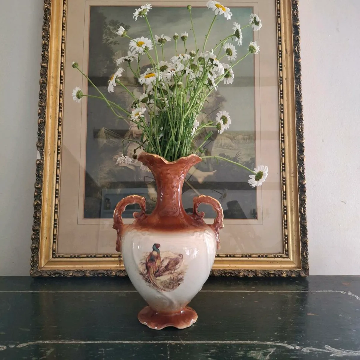 Staffordshire Pottery Vase - Image 1